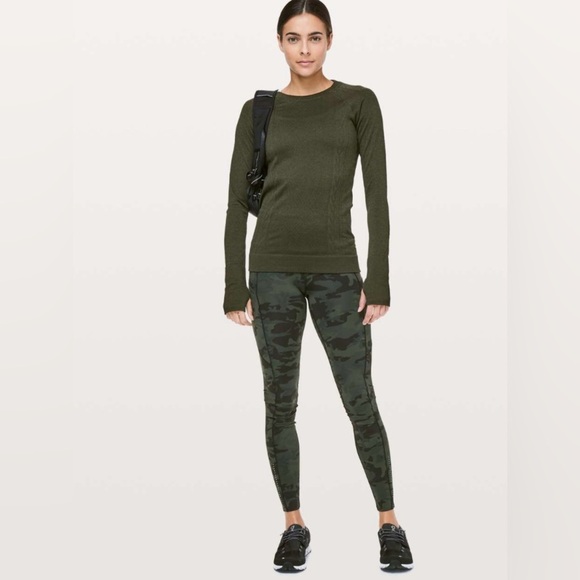 Lululemon Rest Less Pullover - Olive Green - Picture 3 of 7